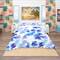 Designart 'Abstract Leaves Pattern' Tropical Bedding Set - Duvet Cover & Shams